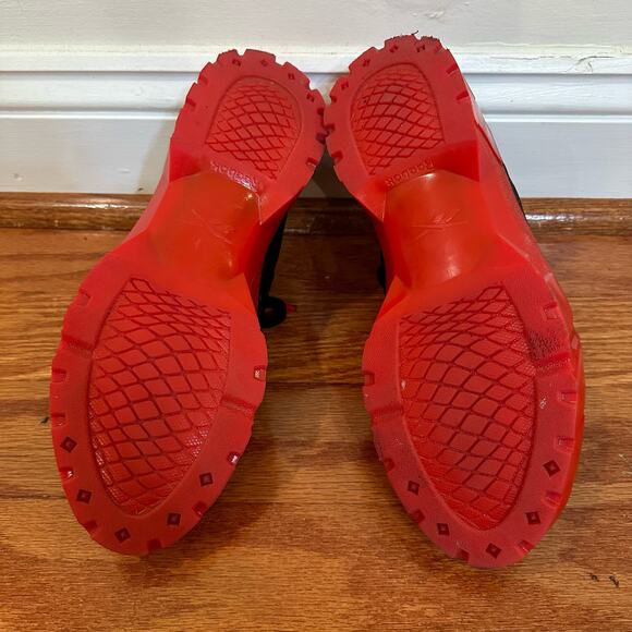 Reebok Club C Cardi B Black Red Sneakers sz 7.5 - Picture 10 of 10